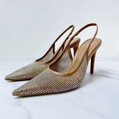 Spitze Glitzer Heels