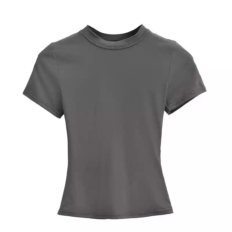 T-Shirt Figurbetont mit Schmeichelnder Taille