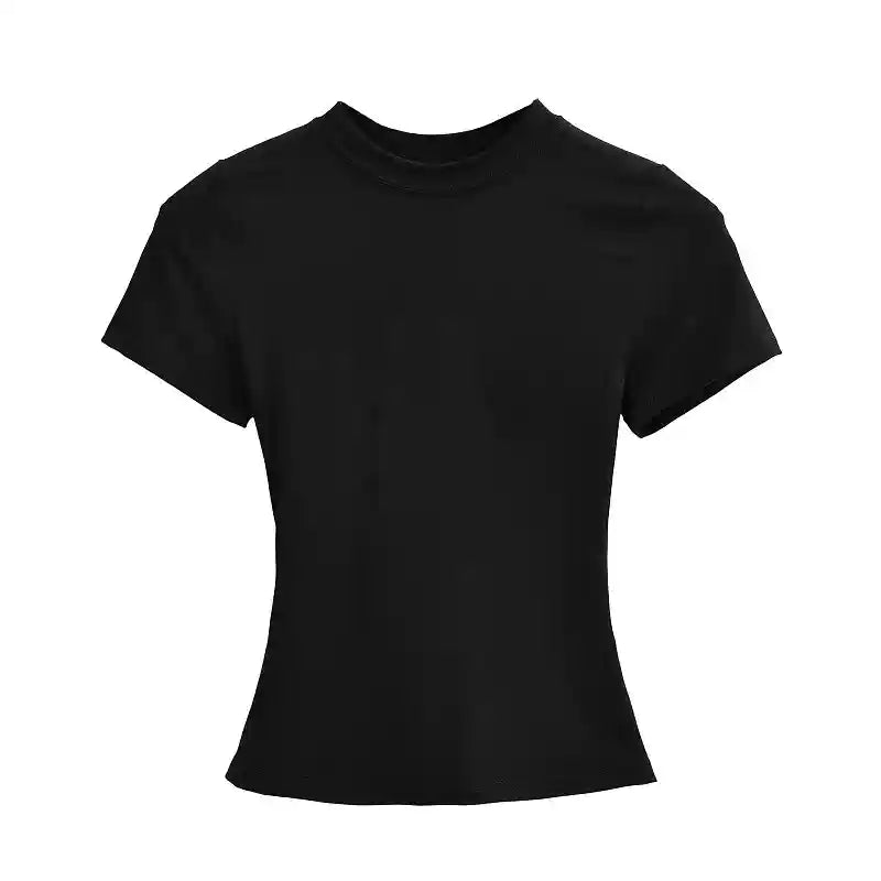 T-Shirt Figurbetont mit Schmeichelnder Taille