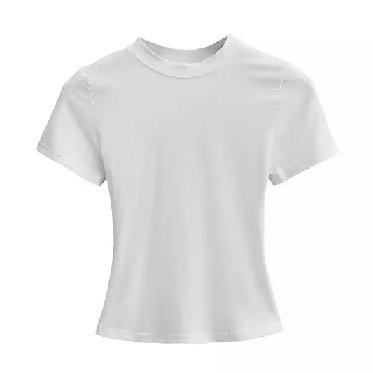 T-Shirt Figurbetont mit Schmeichelnder Taille